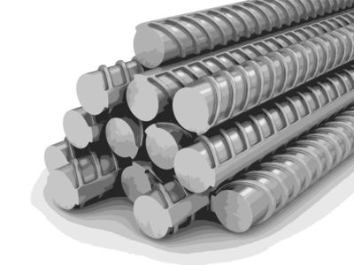 鋼鐵工業(yè)與重工業(yè)主題的程式化矢量插圖